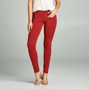 Spicy Rust Skinny Jeans
